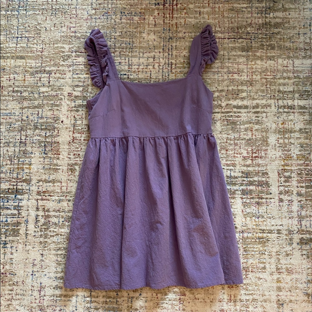Nasty Gal purple babydoll dress